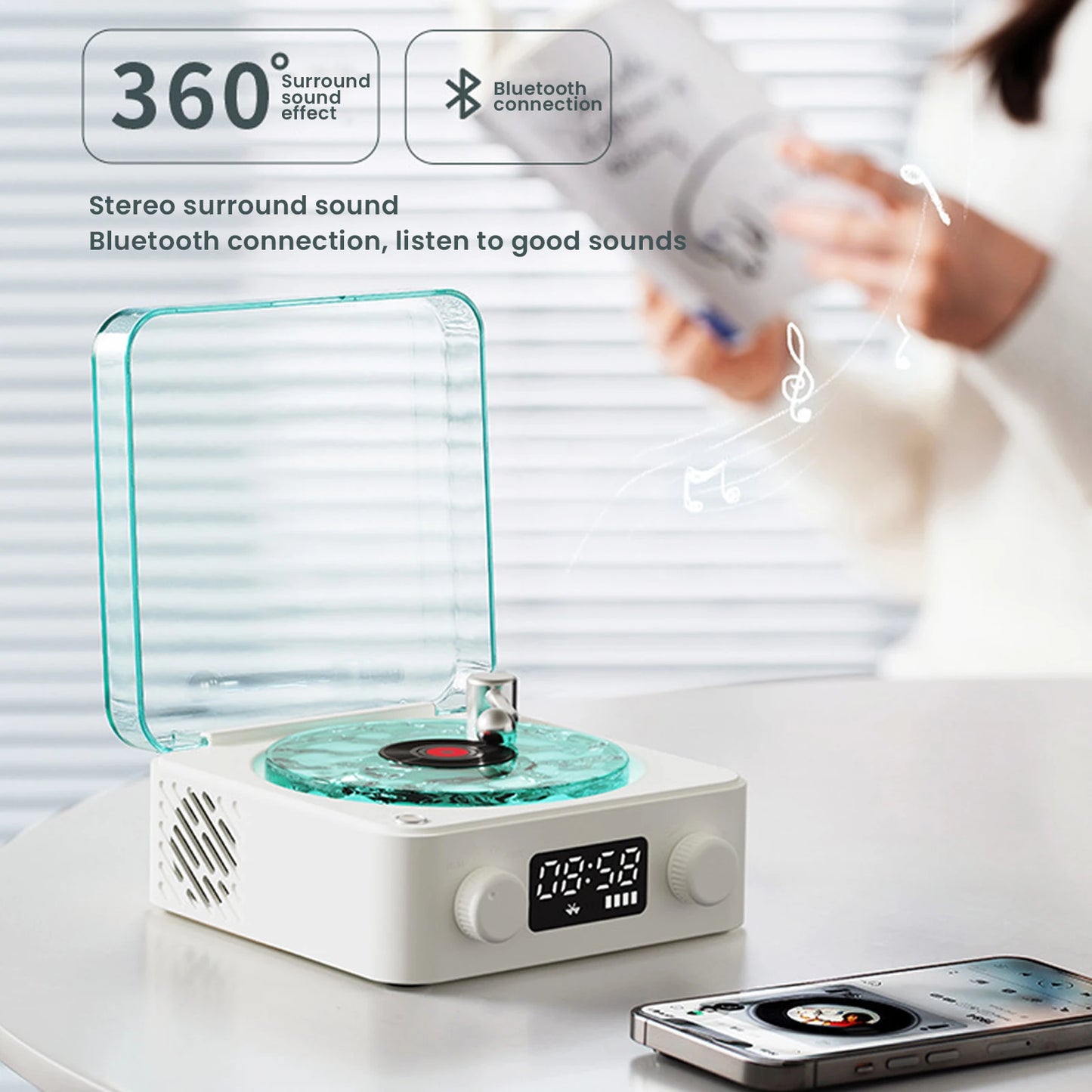 The Waves sound machine with bluetooth